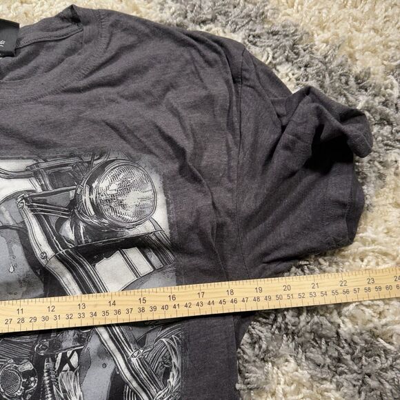 Harley Davidson Red Rock Las Vegas Men's Gray‎ Size Lg Motorcycles HD - Picture 6 of 7